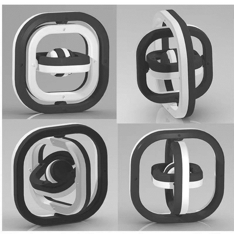 New 3D Unlimited flipped top creative fingertips Tops Finger Tops Decompression Puzzle Toy Decompression Toys