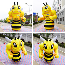 Large simulation animal great yellow bee butterfly gas model high-end cartoon set for shopping mall scenic spot exhibition Meichen display