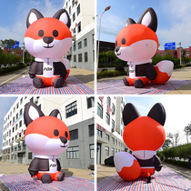 Inflatable Fox Cartoon Rabbit Monkey Animal Qi Mold Human Activity Opening Iridescent Doors Corporate Image Model Custom