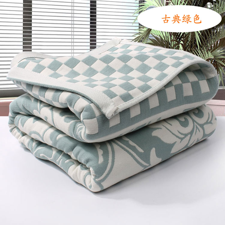 Chăn bông khăn gạc mùa hè máy lạnh chăn mát trong mùa hè giải trí giấc ngủ trưa vận chuyển kích thước đơn hoặc kép - Ném / Chăn mền nhung mỏng