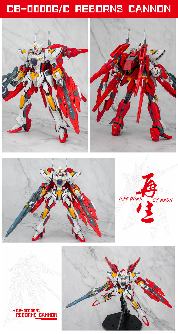 for MG 1/100 Reborns Gundam Resin Conversion Kit - MXM GMD Custom