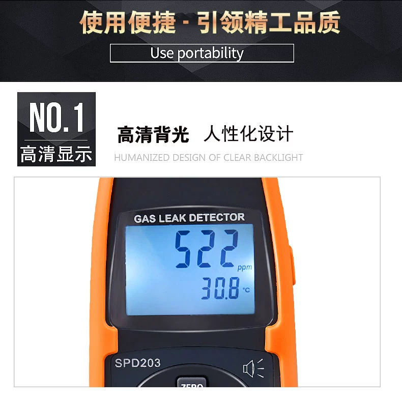 Xinbao SPD202 Máy Dò Khí Dễ Cháy Carbon Dioxide Formaldehyde Oxy Amoniac Clo Kiểm Tra Khí Báo Động Nhạc Cụ