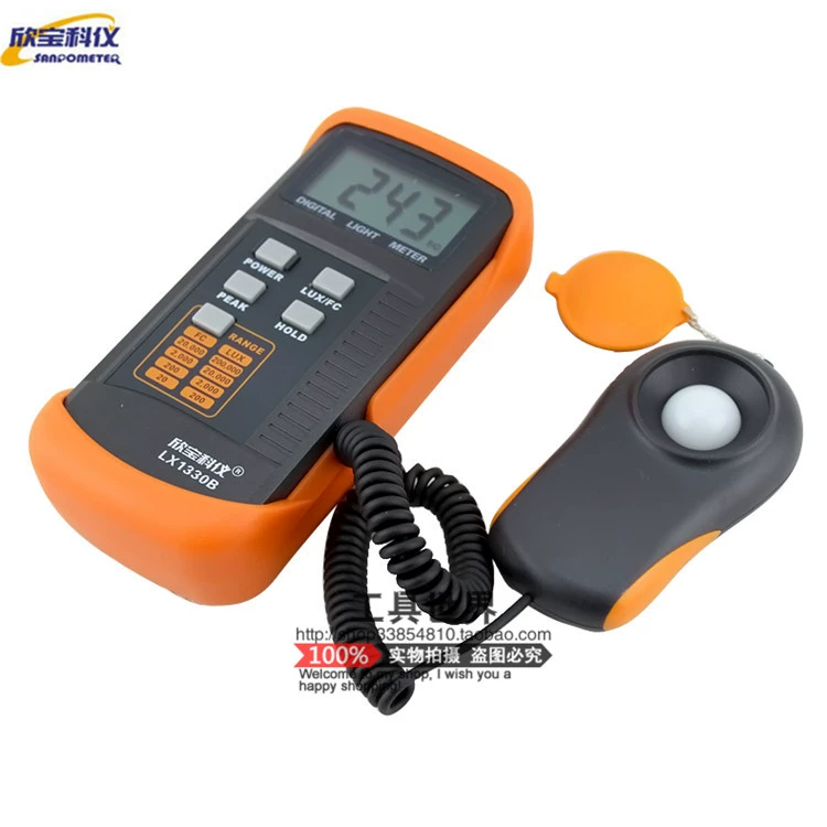 Thâm quyến Xinbao LX1330B kỹ thuật số đo độ sáng đo độ sáng photometer đo độ sáng đo độ sáng