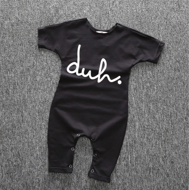 Bé onesies mùa hè quần áo sơ sinh bé cotton phương thức harong mỏng tay áo ngắn 0 mùa xuân và mùa thu đồ ngủ 1 tuổi