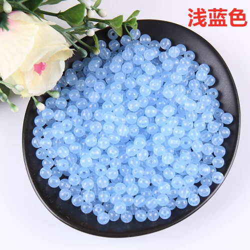 Акриловое украшение-шарик, браслет, сумка, ожерелье, плетеный аксессуар, 6mm