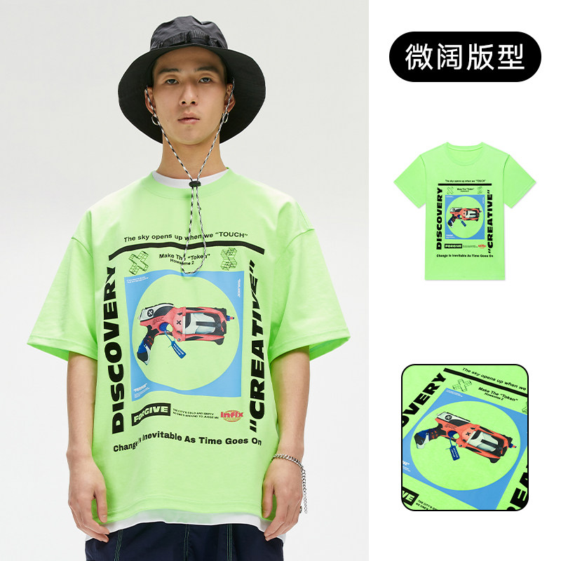 GXG 2022年秋季新款 纯棉短袖T恤 天猫优惠券折后￥59包邮（￥139-80）男、女25款可选