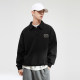 GXG men's texture fabric heavy casual sweatshirt men's lapel loose sweatshirt for boys