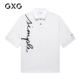 [Đặc biệt] GXG Men 2020 Trung tâm mua sắm mùa hè Cùng kiểu áo sơ mi trắng POLO In chữ GB124815C - Polo