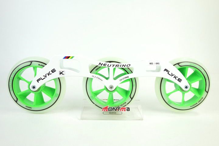 Colombian speed skating tool holder 3 * 125 large three-wheeled speed sliding frame 4 * 110 motor speed sliding frame tool holder wheel sliding frame