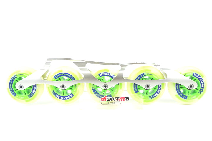 HYPER Dry Ice 5 Wheels Rack Professional Speed Skating Shoes Speed Skating 5 Wheels Skating Shoes 5 * 84 Closest To Land Skating Feel