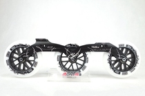 Imported PU 3*125 professional speed pulley rack 125 professional wheel rack road race wheel rack virus style wheel rack