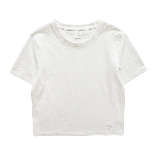 Японская белая футболка, лонгслив, с вышивкой, короткий рукав, коллекция 2023