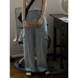 Тонкие штаны для отдыха, оверсайз, свободный крой