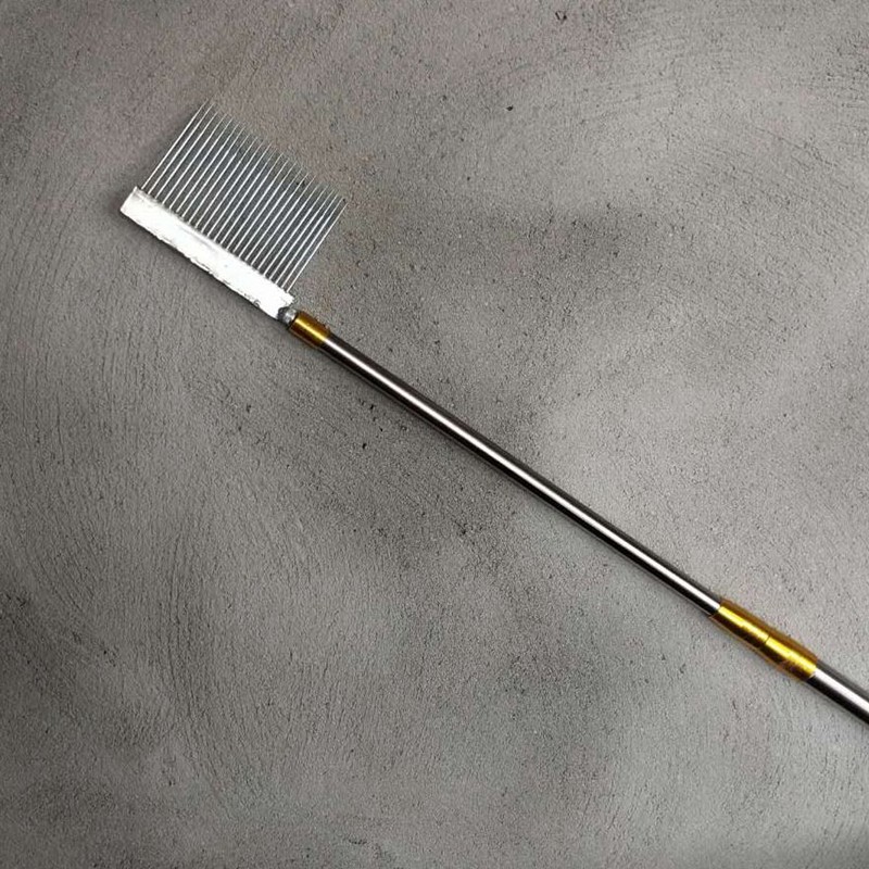 Clay Loach Fork Yellow Eel Fork 24 Teeth Comb Fork Fork 2 5mm Mikey fork Eel Traditional Fish Fork small fish insert