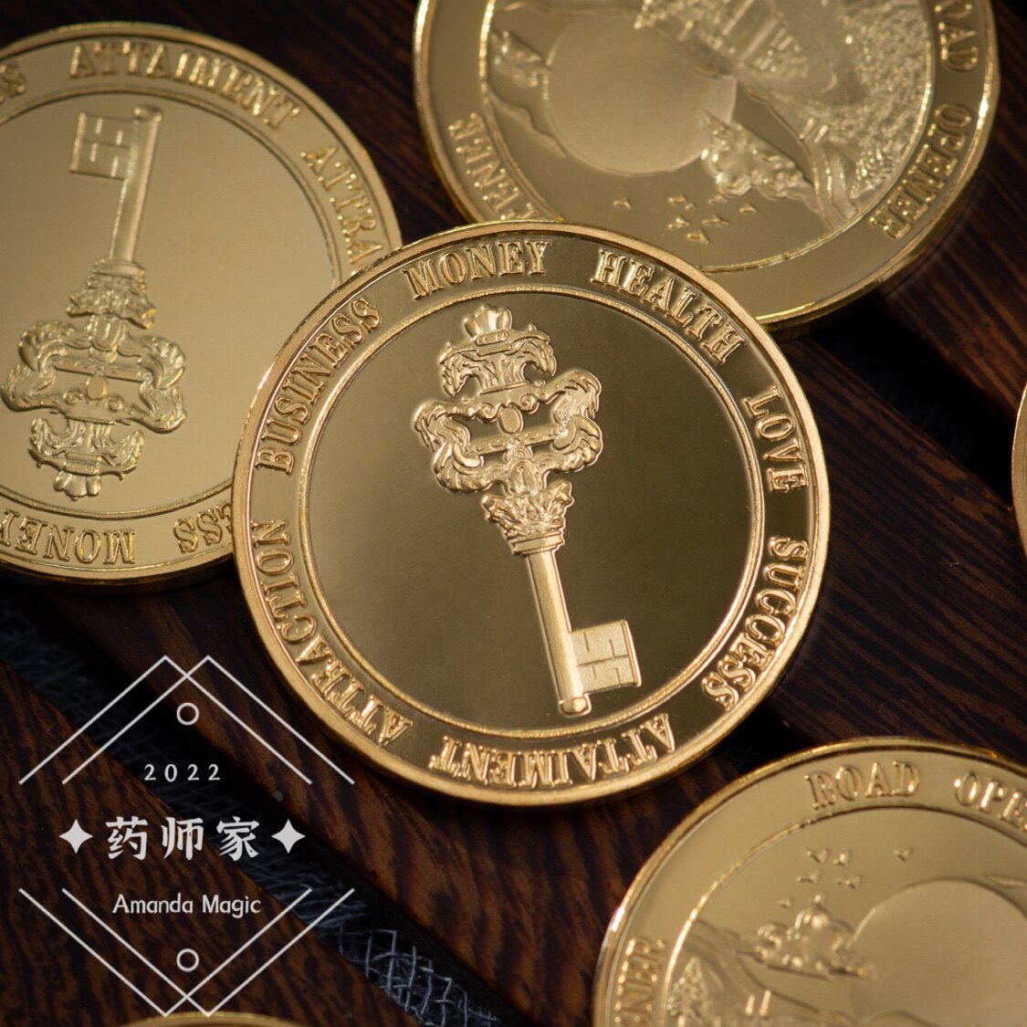(Pharmacies' home original) open-circuit gold coins open for break-in-line collection of gold coin key commemorative coins