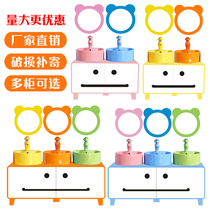 Kindergarten Children Bath Room Cabinet Composition Ceramic Color Integrated Floor Washbasin Cartoon Hand-washing Pool Table Bathroom