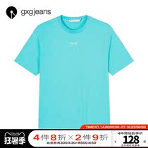 gxgjeans mens 2021 summer new T-shirt mens fashion casual butterfly print loose short-sleeved t-shirt