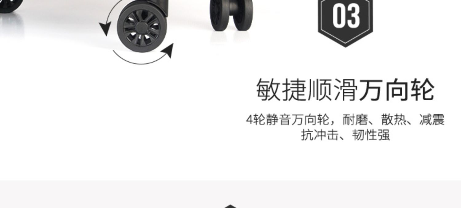 SUISSEWIN Rui Shi xe đẩy trường hợp caster hành lý nữ 24 inch vali 20 inch mật khẩu lên máy bay nam - Va li túi xách du lịch nam