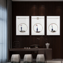 Elegant vase Ping An Su embroidery Bedside Bedroom living room decorative painting Intangible cultural heritage Modern quintessence