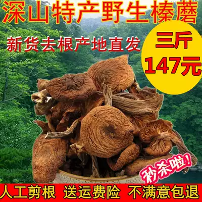New northeast specialty wild hazelnut mushroom chicken stewed mushroom rootless dried mushroom Mushroom mushroom hazelnut 500g