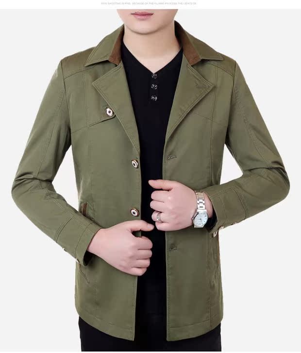 Áo khoác nam nam đặc biệt áo gió dài phần mỏng áo khoác nam 35/40/45 tuổi - Áo gió áo gió dù