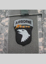 (Military outdoor) ACU armband (10 1st Airborne Division) gray Velcro