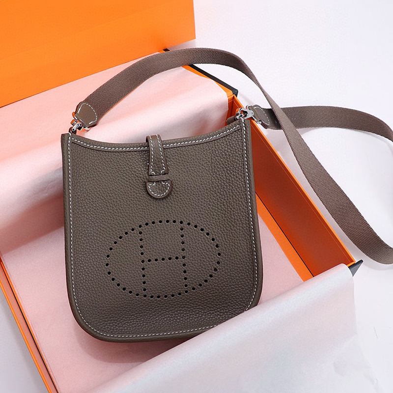 High-End Custom-Made Togo First-Layer Cowhide Evelyne Genuine Leather Women's Mini Shoulder Crossbody Bag High-End Custom-Made Togo First-Layer Cowhide Evelyne Genuine Leather Women's Mini Shoulder Crossbody Bag