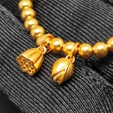 Индивидуальное чистое золото две жизни, лотос лотос лотос лотос сердца Золотой Золотой оценка браслета Новая 999 Подарить девушку подарки