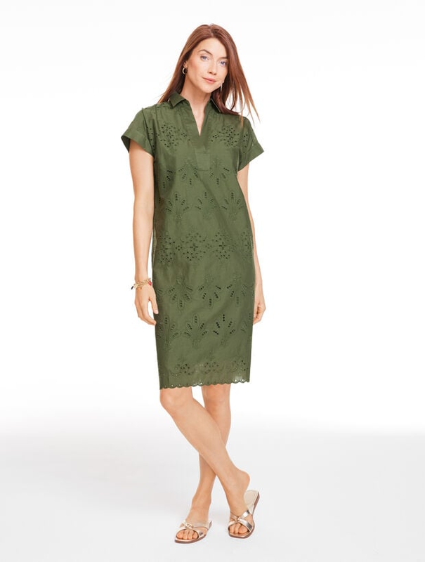 Talbots Dress// Clearance Price April Hollow-Out Embroidery 100% Cotton Village 100% Cotton 769.5 Talbots Dress// Clearance Price April Hollow-Out Embroidery 100% Cotton Village 100% Cotton 769.5