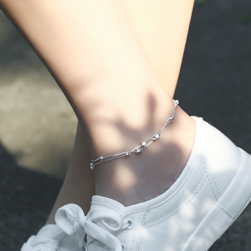 Chaine de cheville Femme en Argenterie - Ref 3102382 Image 3