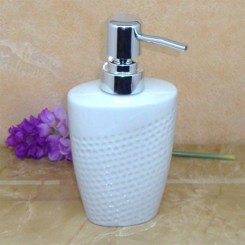 Ceramic soap dispenser bottle hand wash lotion bottle perfume shower gel shampoo bottle hotel hotel hand sanitizer sub-bottling