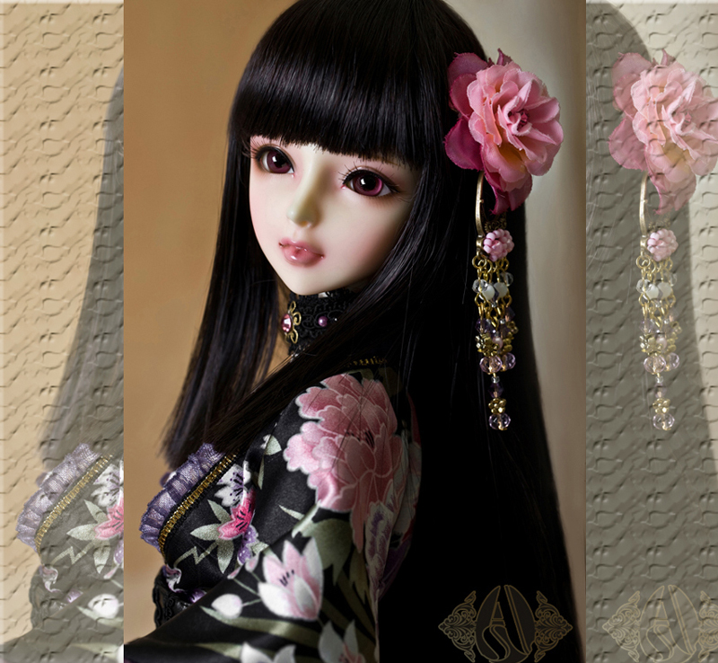 3 minutes BJD Yellolikoro doll fake hair manual accessories material style color can be customized