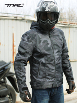 TNAC Tuochi motorcycle riding clothing Casual mens racing motorcycle jacket Autumn and winter waterproof fall-proof four seasons camouflage clothing