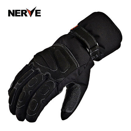 NERVE locomotive riding winter cold-proof and warm-proof and anti-fall racing waterproof rain gloves thickened riding for men and women