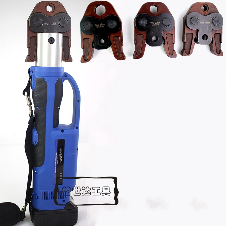 China-Germany PZ-1550 rechargeable pressure tube clamp electric card pressure pliers copper stainless steel stainless steel stainless steel tube PEX aluminium plastic pipe aluminium cutting sleeve