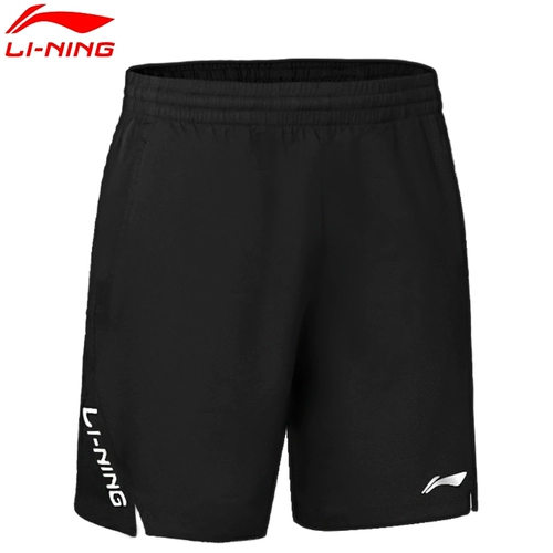 Li Ning, форма для бадминтона подходит для мужчин и женщин, спортивные быстросохнущие дышащие шорты, впитывает пот и запах