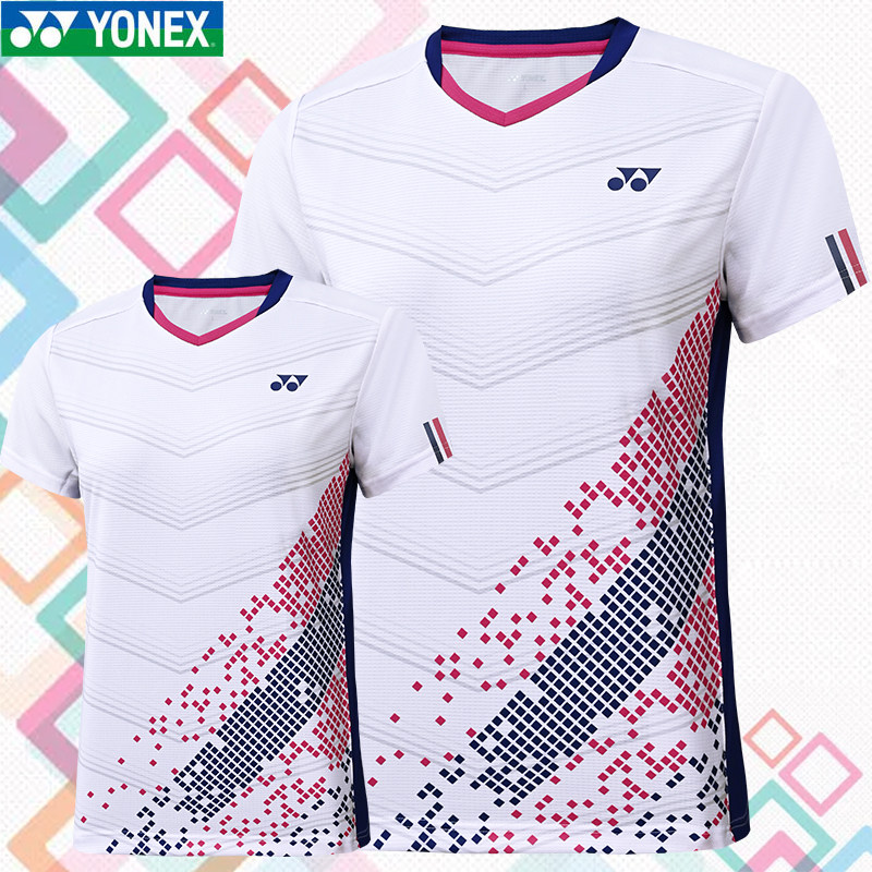 2022 New Younicus YY New Badminton Clothes 110482 BCR Men and Women Short Sleeve Dry Dry Clothes