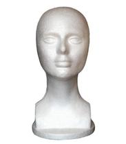 Foam head mold hat head mold wig hat head mold headwear display model head with shoulder head mold QCT019