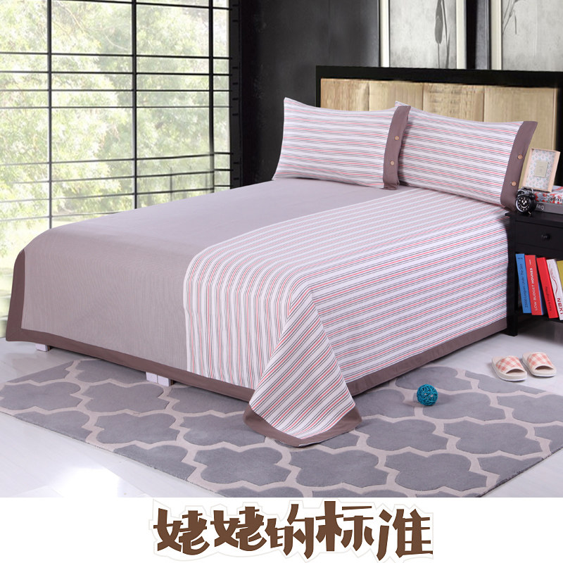 Love Love Exit 5A Grade All cotton Old coarse cloth cold mat Three sets sheets Thickened All Season Blanket No Formaldehyde no