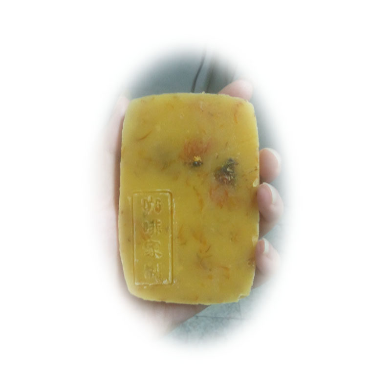 (c mother) essential oil calendula beauty soap Maeda Kyoko summer garden soap handmade soap DIY material package package