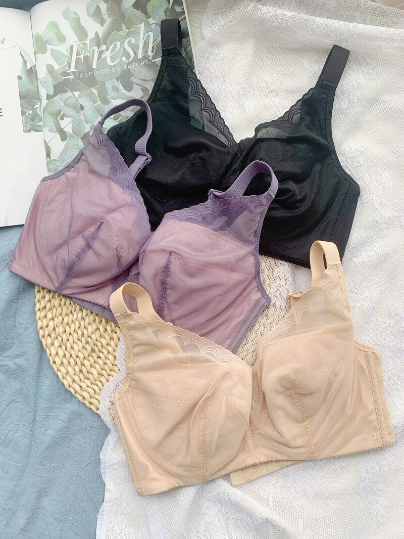 Ohoni * Brand Withdrawal Cabinet Cut MC5388 section of ultra-thin cotton cup Soft steel ring Four rows of buttons Clasped Adjustment Type Underwear