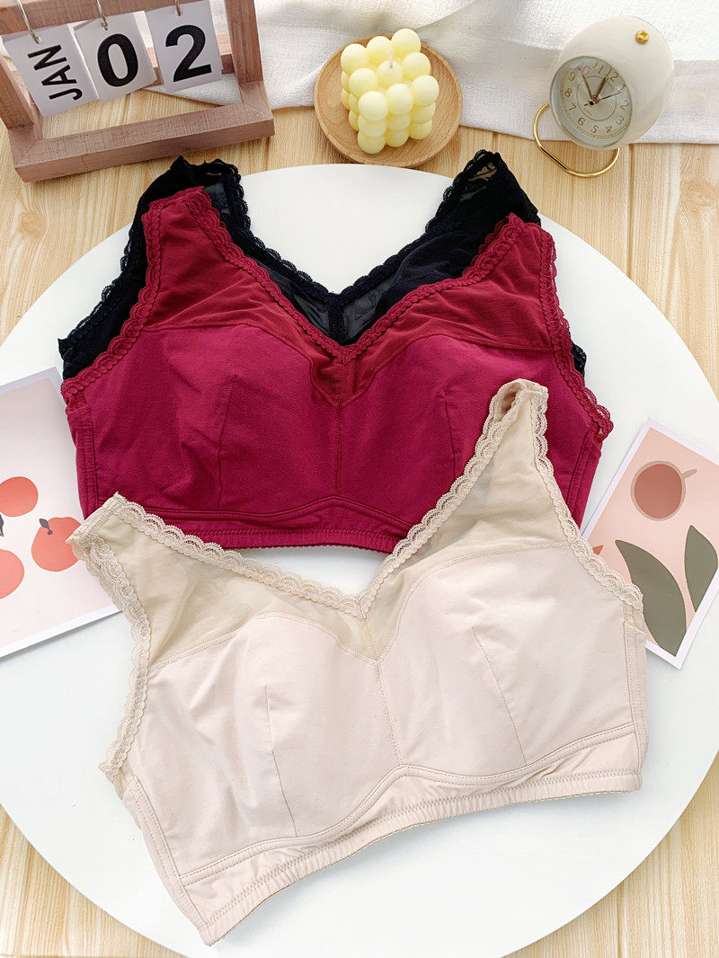 Giant comfy Ya * cabinet on sync large chest display small Xinjiang long suede cotton full cups ultra-thin No steel ring bra