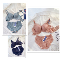 A Cup Sisters Rush ~ Big Brands Extravagant H Brand Withdrawal of Silk Beauty Back soft steel ring Poly Bra Suit