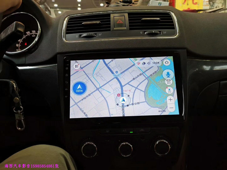 Skoda Yedi Android intelligent voice-controlled car large-screen navigation system Bluetooth AutoNavi All