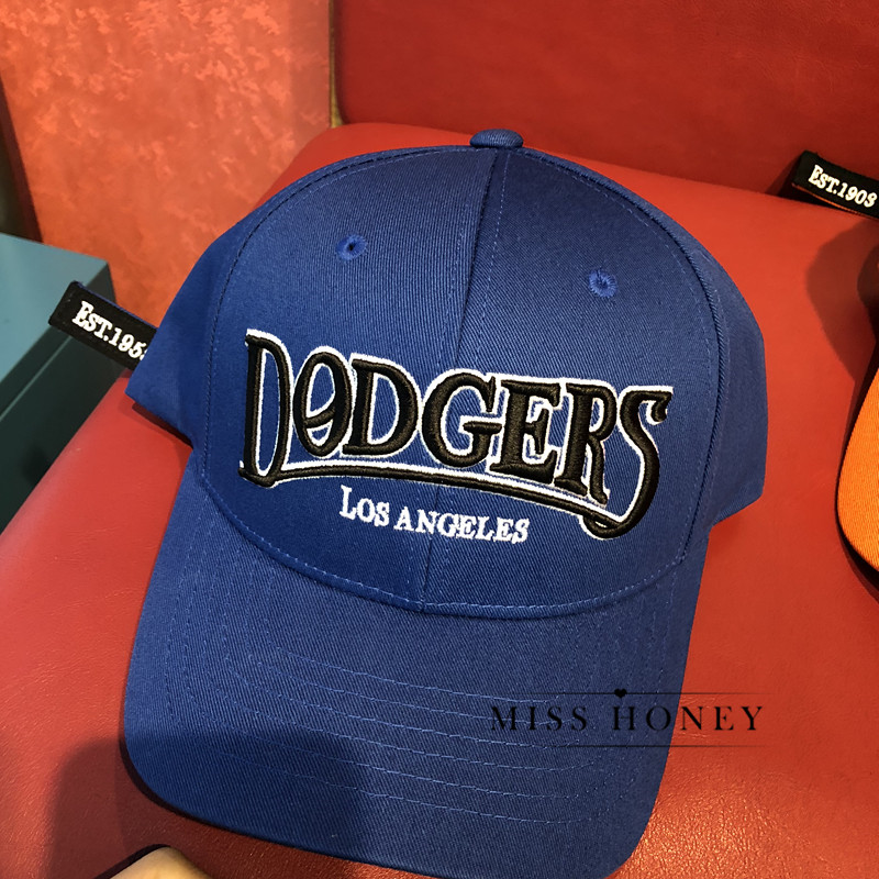 Hàn Quốc MLB quầy 18 mô hình sóng mới cam xanh đen thư rộng mũ 檐 mũ bóng chày cap gậy bóng chày inox	