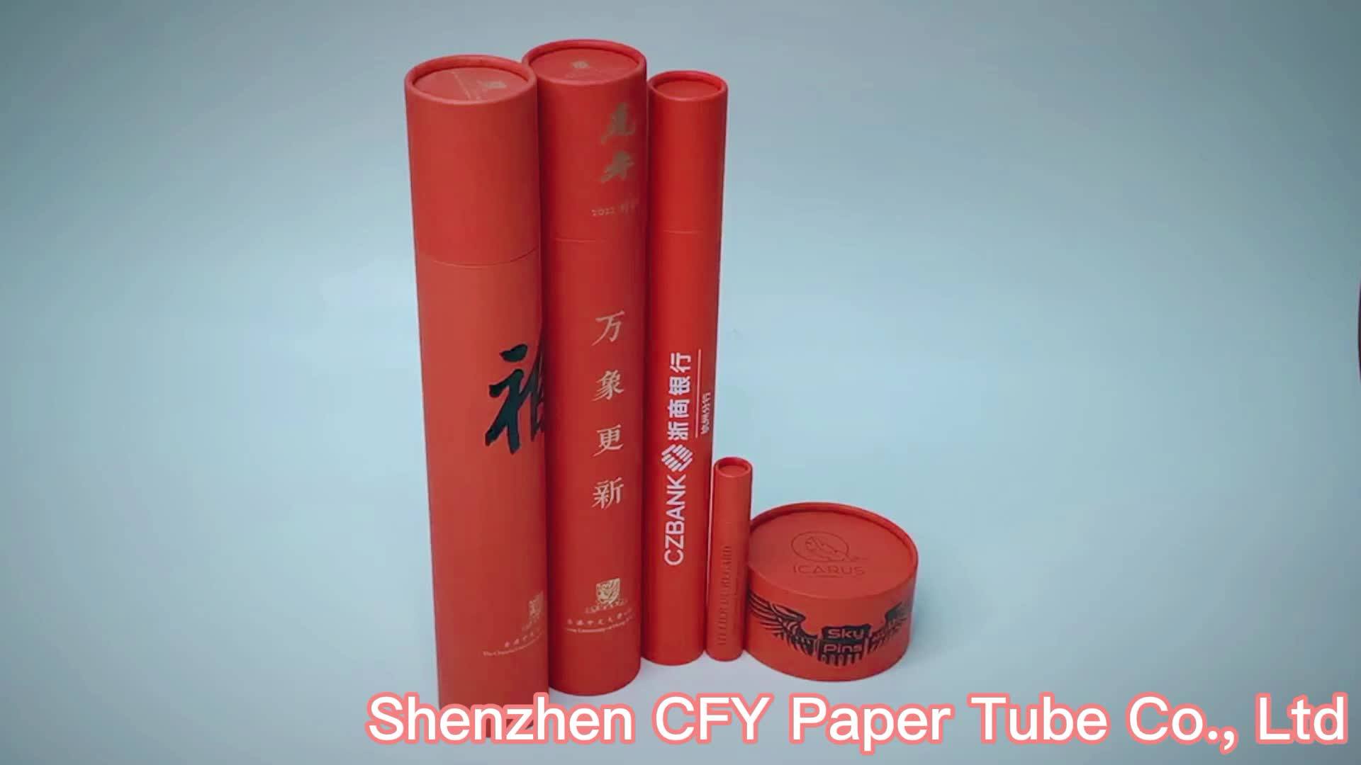 A3 A4 A5 Custom Print Large Long Cardboard Poster Packaging Mailing