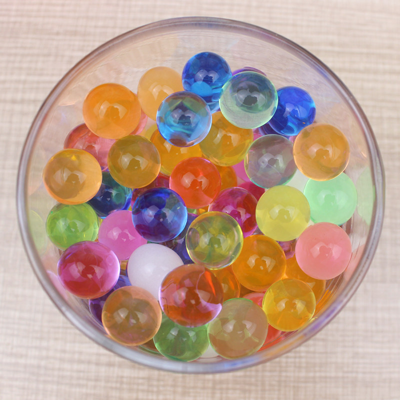 Colorful Water Crystal Ball Rainbow Bottle Accessories Bubble Soybean Sponge Baby Growth Bean Absorbent Beads-Taobao