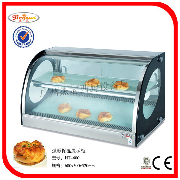 Jieguan HT-600 display cabinet HT-900 curved insulation cabinet commercial cabinet multi-functional stainless steel glass metal