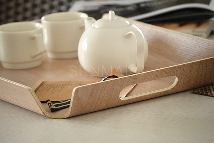 Khay bánh mì bằng gỗ, đĩa, mô hình đĩa gỗ, khay thời trang sáng tạo, khay trà, khay lưu trữ, đĩa trái cây - Tấm đũa gỗ mun