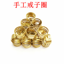 Handmade copper opening ring auxiliary tool Practical manual closing ring Ring opener Jewelry hanging ring opening and closing buckle ring